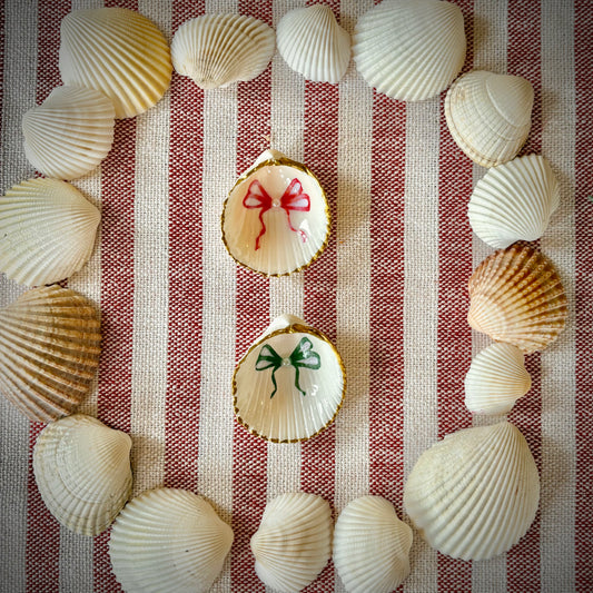 *Limited Edition: Mini  Shell Bow Trinket Dish